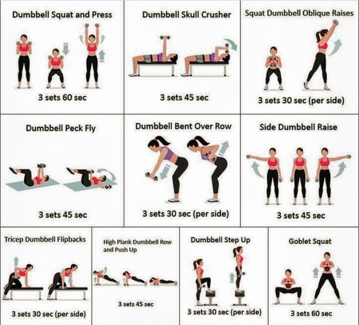dumbbell workout at home 