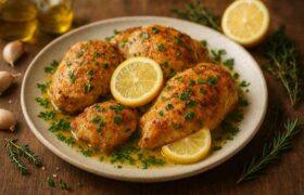 Mediterranean Lemony Garlicky Chicken Recipe: Easy & Flavorful